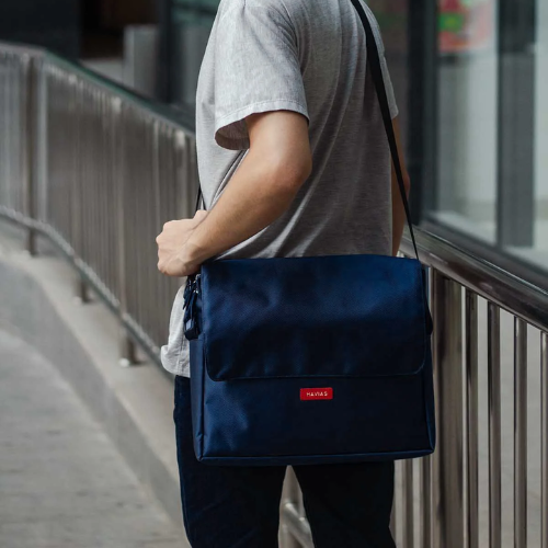 Túi Xách Da Cổ Điển Dáng Messenger
