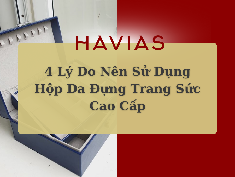 Hộp da đựng trang sức