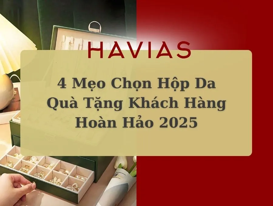 Hộp da quà tặng khách hàng