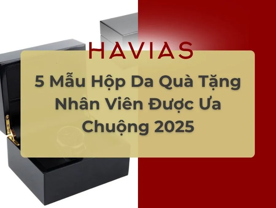 Hộp da quà tặng nhân viên