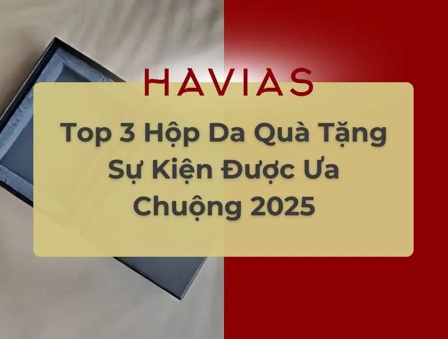 Hộp da quà tặng sự kiện