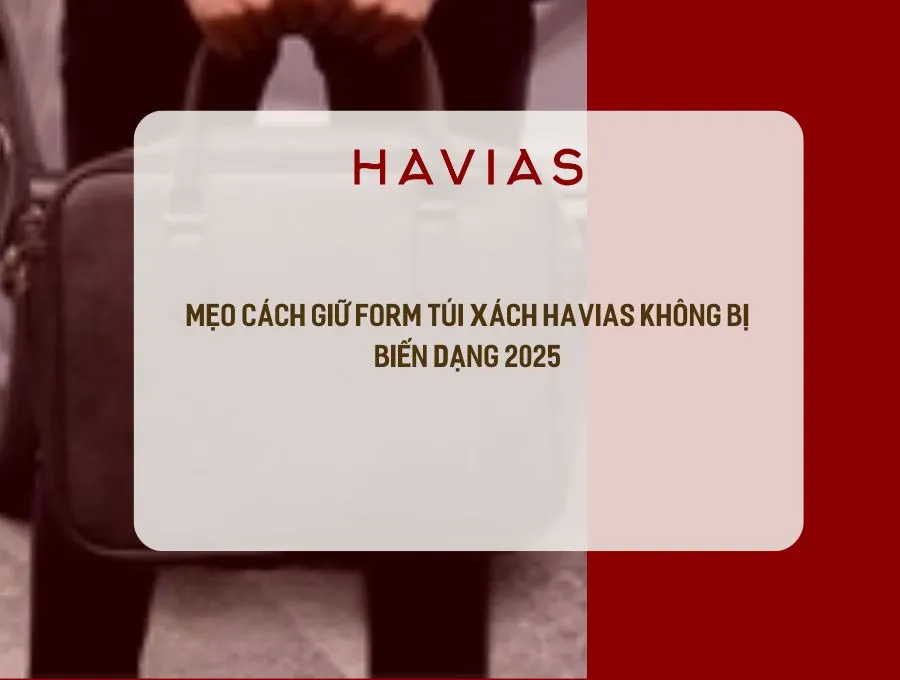 cách giữ form túi xách